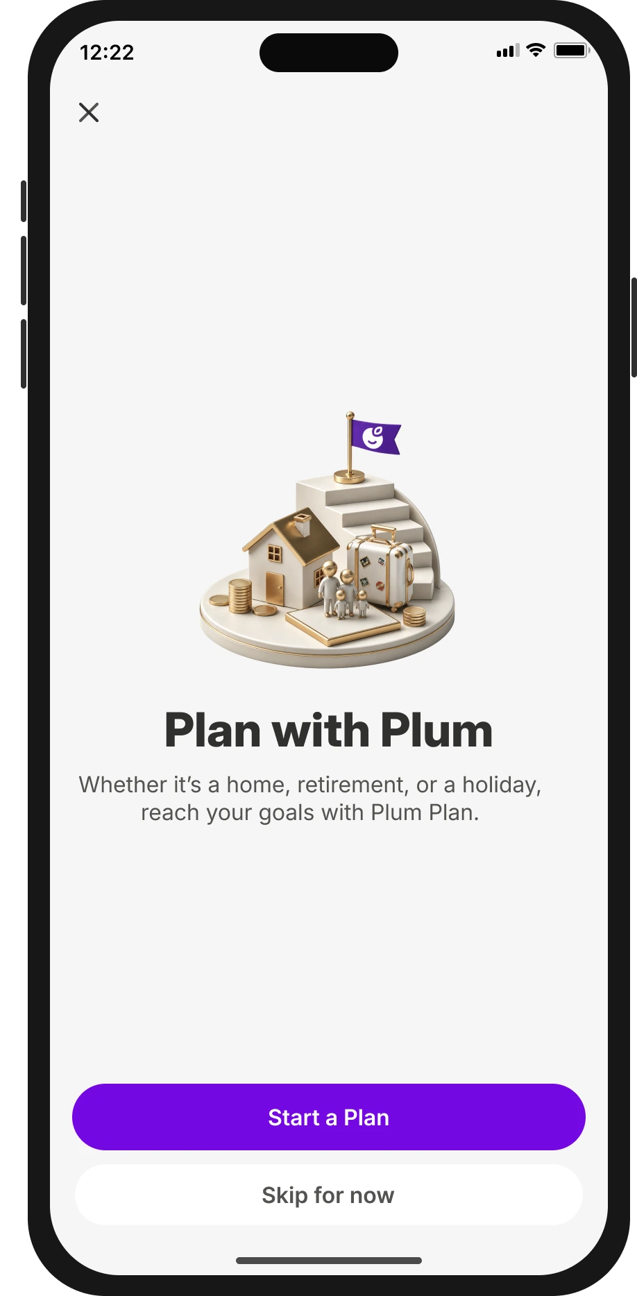 CRM campaign creative: Plan with Plum