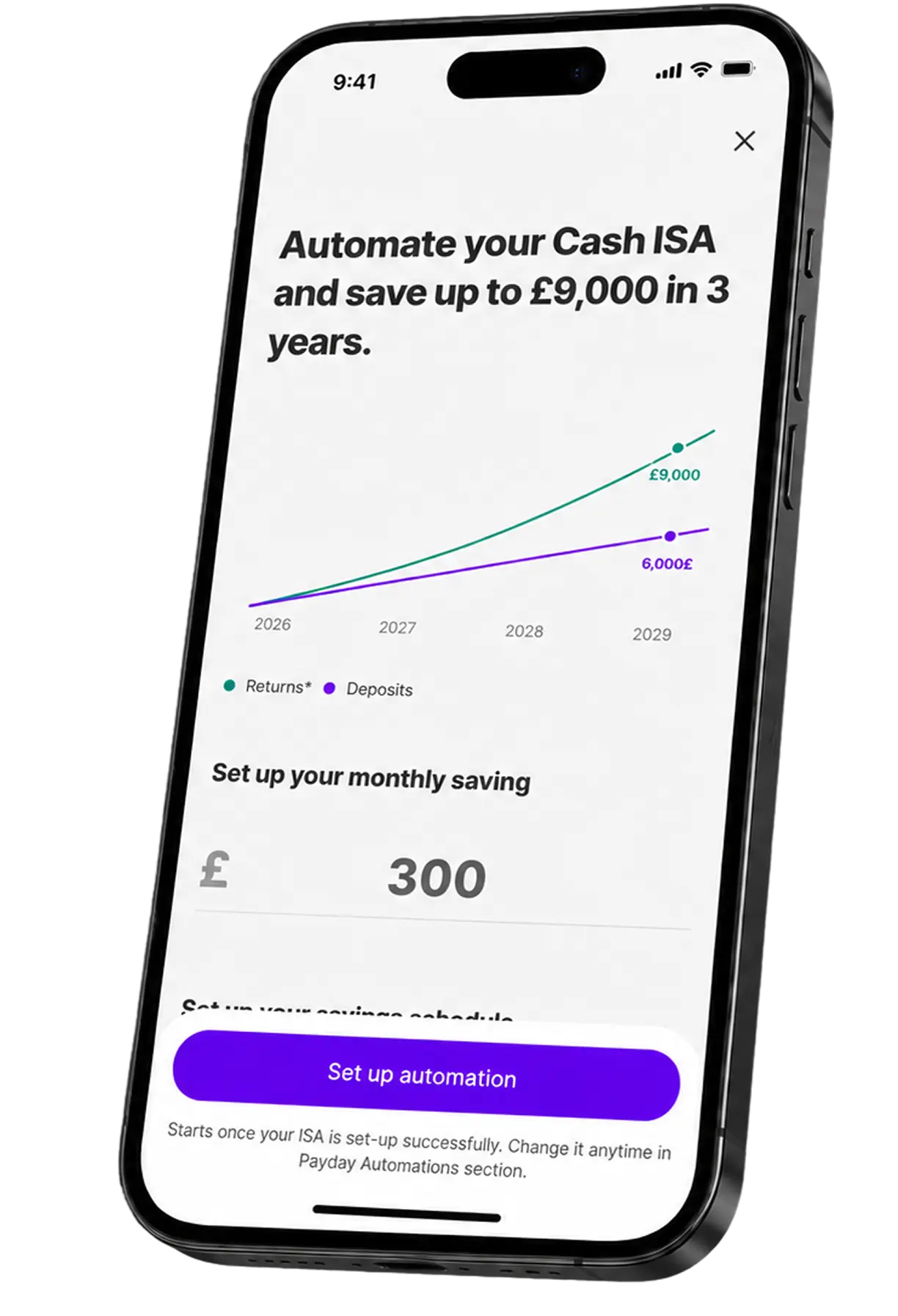 One-Click Automation screen